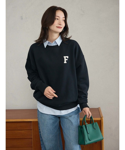 fifth（フィフス）の「ワンポイントロゴスウェット（スウェット・レディース・グレー/ブラック/グリーン・M）」の6枚目の写真