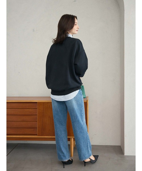 fifth（フィフス）の「ワンポイントロゴスウェット（スウェット・レディース・グレー/ブラック/グリーン・M）」の10枚目の写真