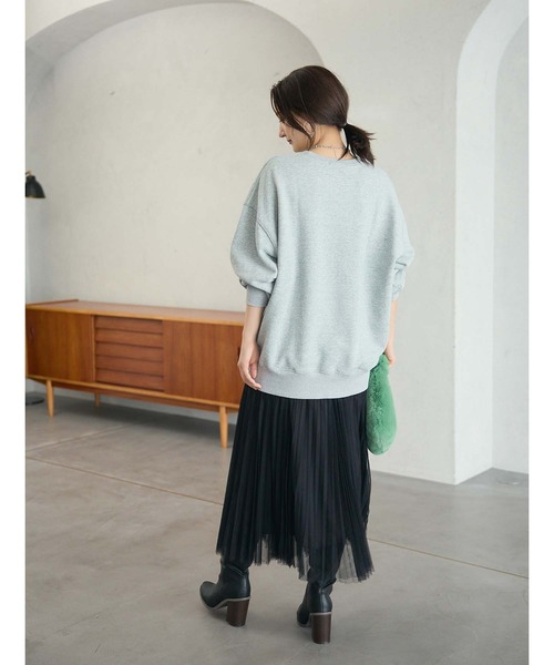 fifth（フィフス）の「ワンポイントロゴスウェット（スウェット・レディース・グレー/ブラック/グリーン・M）」の19枚目の写真