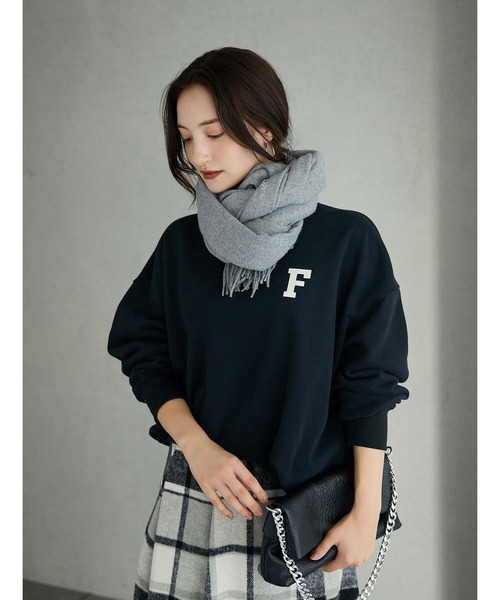 fifth（フィフス）の「ワンポイントロゴスウェット（スウェット・レディース・グレー/ブラック/グリーン・M）」の12枚目の写真