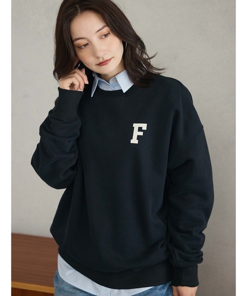 fifth（フィフス）の「ワンポイントロゴスウェット（スウェット・レディース・グレー/ブラック/グリーン・M）」の4枚目の写真