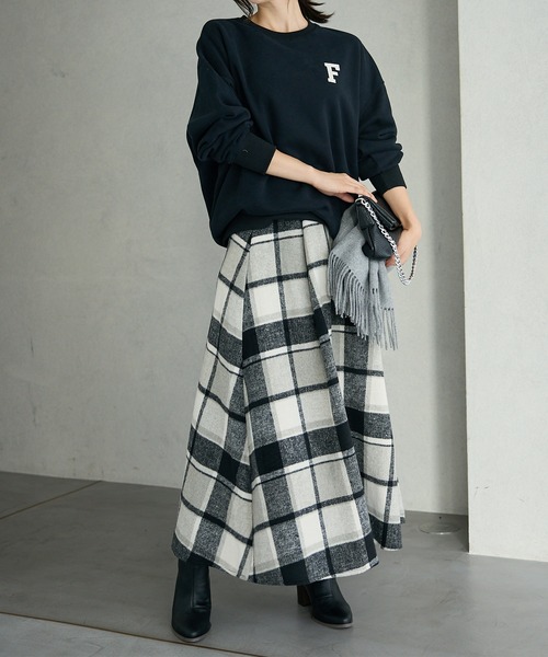 fifth（フィフス）の「ワンポイントロゴスウェット（スウェット・レディース・グレー/ブラック/グリーン・M）」の11枚目の写真