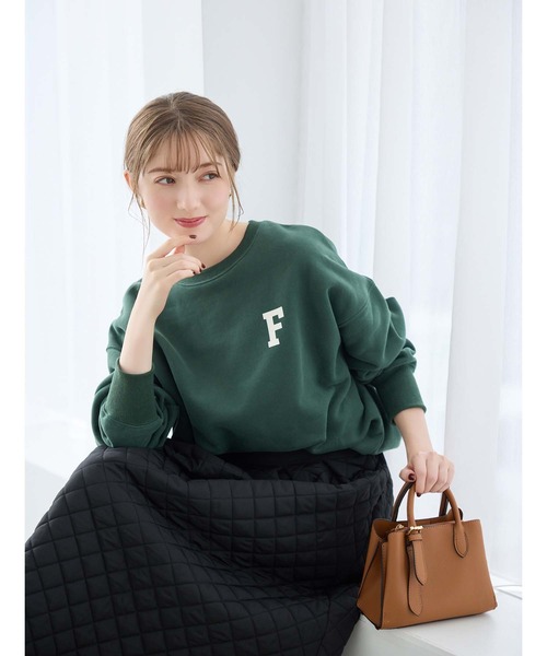 fifth（フィフス）の「ワンポイントロゴスウェット（スウェット・レディース・グレー/ブラック/グリーン・M）」の20枚目の写真