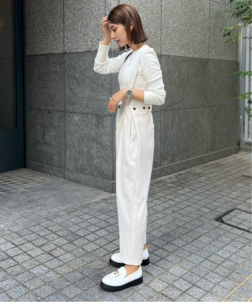 AMELY(エミリー)の「《mikuさん×Erikaさんコラボ》キルティングロファー(ローファー・レディース・ブラック/ホワイト/シルバー/ピンクベージュ・35/36/37/38/39/40)」の18枚目の写真
