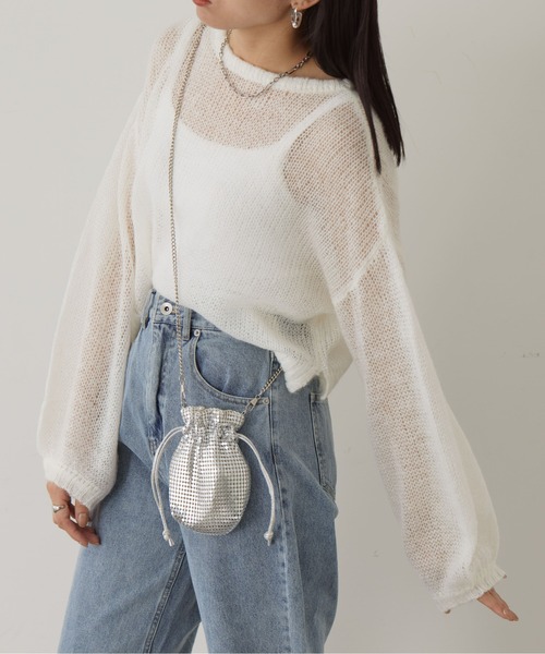 アクネストゥディオズ　モヘア　ローゲージ　ショート丈　ポロ　ニット　セーター 350405073_5.jpg