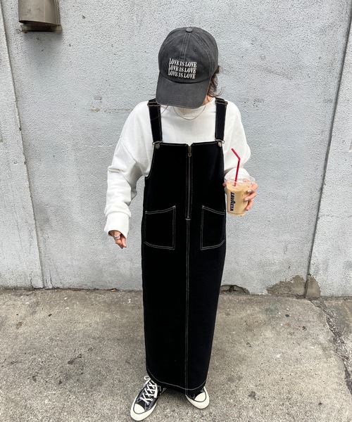 セール】【HIT ITEM！】サロペットジャンパースカート(chiica original