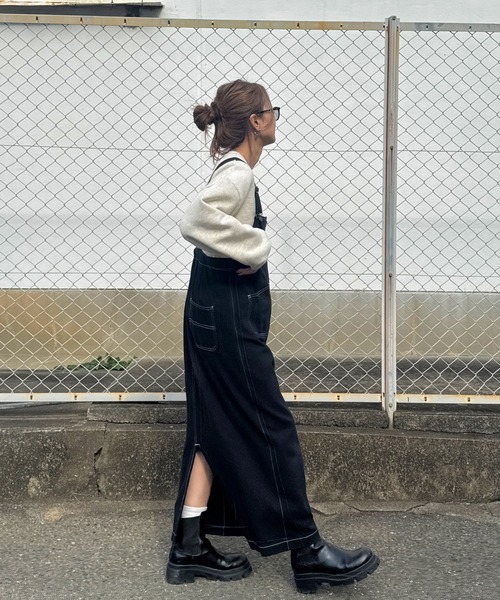 セール】【HIT ITEM！】サロペットジャンパースカート(chiica original