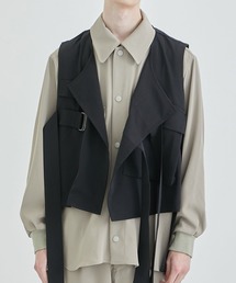 STUDIOUS別注 Pocket W Belted Vest