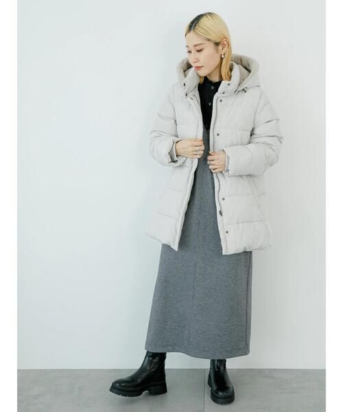 Samansa Mos2 blue（サマンサモスモスブルー）の「カットジャカードジャンスカ（ワンピース・レディース・グレー/ブラウン・F）」の15枚目の写真