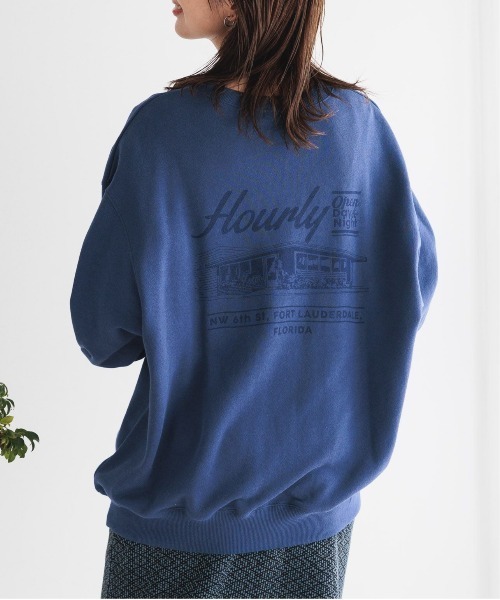 LEPSIM（レプシィム）の「アソートBIGスウェットプルオーバー　984152（スウェット・レディース・杢グレー/オフホワイト/ブルー/チャコールグレー/ライトブルー/ホワイト/ライトグレー/オレンジ・FREE）」の8枚目の写真