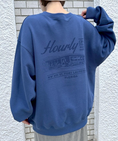 LEPSIM（レプシィム）の「アソートBIGスウェットプルオーバー　984152（スウェット・レディース・杢グレー/オフホワイト/ブルー/チャコールグレー/ライトブルー/ホワイト/ライトグレー/オレンジ・FREE）」の11枚目の写真