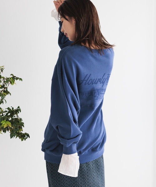 LEPSIM（レプシィム）の「アソートBIGスウェットプルオーバー　984152（スウェット・レディース・杢グレー/オフホワイト/ブルー/チャコールグレー/ライトブルー/ホワイト/ライトグレー/オレンジ・FREE）」の21枚目の写真