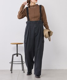 PUAL CE CIN | サスペンダー付きカーゴパンツ(その他パンツ)