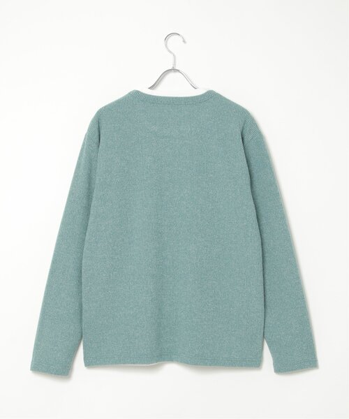 ikka(イッカ)の「【おっさんずラブ着用商品】メランジ畦プルオーバーインナーセット【2点セット】(スウェット・メンズ・ベージュ/グレー/ネイビー/グリーン・L/M/S/XL)」の22枚目の写真