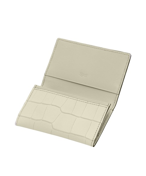 Epoi（エポイ）の「タイル ササマチ名刺入れ（名刺入れ・レディース・ホワイト/レッド・SMALL）」の6枚目の写真