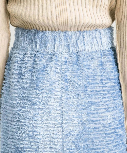 KBF(ケイビーエフ)の「ミニフリンジタイトスカート(スカート・レディース・ブルー/ブラック・ONE)」の21枚目の写真