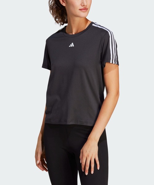 Tシャツ・カットソー adidas Aeroready Train Essential 3S Tee IC5040 セール】AEROREADY トレイン エッセンシャルズ スリーストライプ