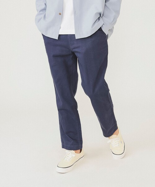 BEAMS（ビームス）の「BEAMS / カラー スキーム アンクル  チノパンツ 24SS（チノパンツ・メンズ・ベージュ/ネイビー/チャコールグレー/オリーブ・S/M/L/XL）」の4枚目の写真