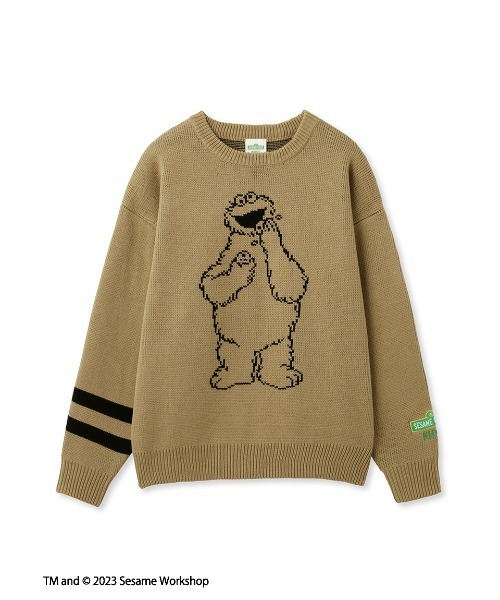 新品【ユニセックス】SESAME STREET MARKETジャガードニット SESAME STREET（セサミストリート）の「【UNISEX】スケッチ