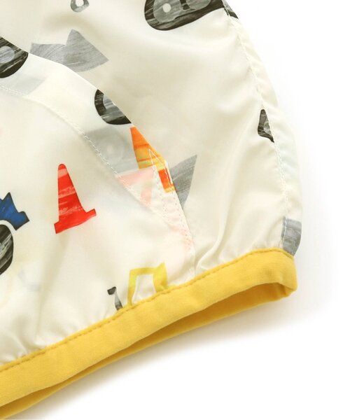 BIT'Z（ビッツ）の「働く車柄ポケッタブルウインドブレーカー（カーディガン/ボレロ・キッズ・キナリ/ライトグレー・120/95/110/80/90/100）」の16枚目の写真