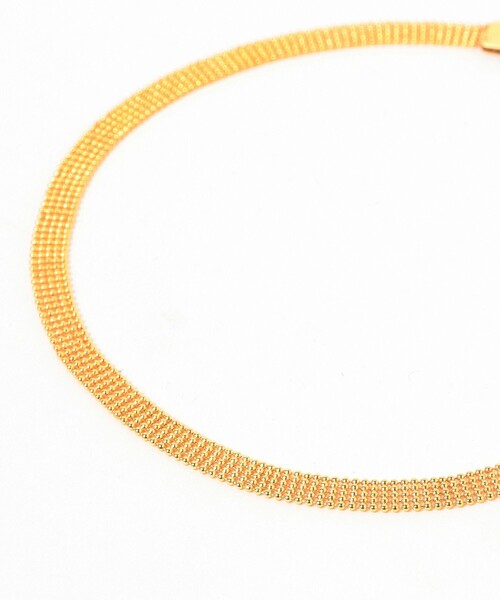 Demi-Luxe BEAMS(デミルクス ビームス)の「Demi-Luxe BEAMS / メッシュチョーカー .M(チョーカー・レディース・ゴールド・ONE SIZE)」の6枚目の写真
