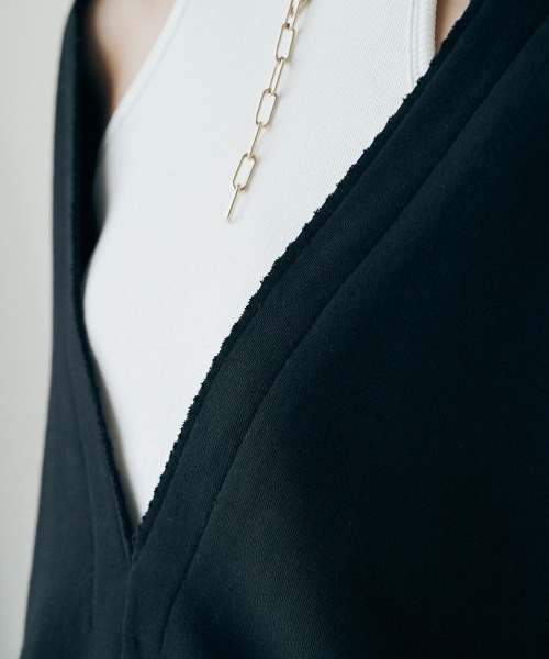 marjour（マージュール）の「SWEAT VNECK PULLOVER（スウェット・レディース・アイボリー/ブラック・M）」の10枚目の写真