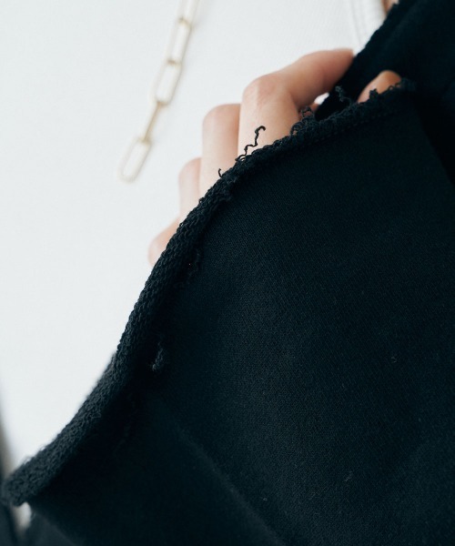 marjour（マージュール）の「SWEAT VNECK PULLOVER（スウェット・レディース・アイボリー/ブラック・M）」の11枚目の写真