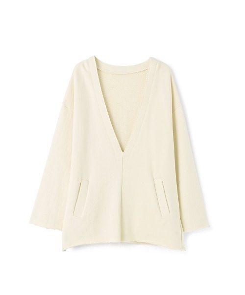 marjour（マージュール）の「SWEAT VNECK PULLOVER（スウェット・レディース・アイボリー/ブラック・M）」の21枚目の写真