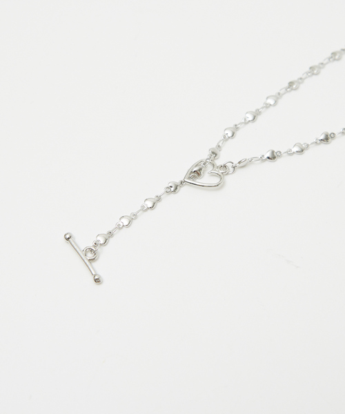 qualite（カリテ）の「ハートチェーンネックレス/ゴールド/シルバー（ネックレス・レディース・シルバー/ゴールド・フリー）」の7枚目の写真
