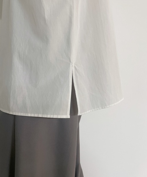 Omekashi(オメカシ)の「フリルカラーブラウス(シャツ/ブラウス・レディース・オフホワイト/ホワイト/ブラック・FREE)」の12枚目の写真