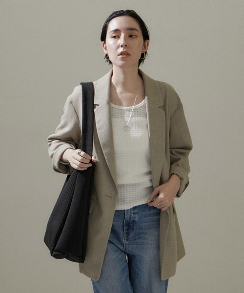 SALON adam et rope ワンショルダーバッグ SALON adam et rope'（サロン アダム エ ロペ）の「ジャガード