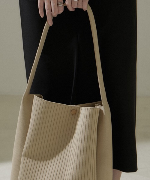 SALON adam et rope ワンショルダーバッグ SALON adam et rope'（サロン アダム エ ロペ）の「ジャガード