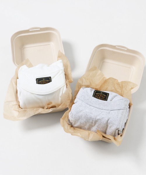 GYPSY&SONS（ジプシーアンドサンズ）の「ROUND BODY PACKAGE TEE　ラウンドボディー（丸胴）パックTEE（Tシャツ/カットソー・メンズ・アッシュグレー・MEDIUM/LARGE/X-LARGE）」の5枚目の写真