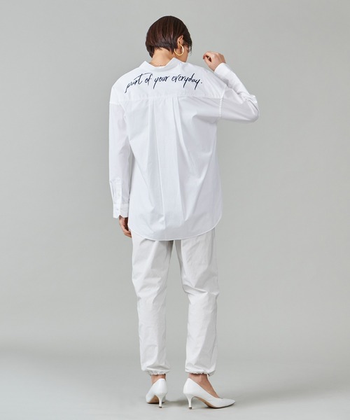 marmors（マルモア）の「【marmors】THOMAS MASON back print shirt（シャツ/ブラウス・レディース・ホワイト/ブルー・36）」の8枚目の写真