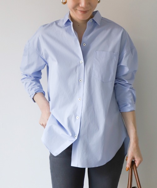 marmors（マルモア）の「【marmors】THOMAS MASON back print shirt（シャツ/ブラウス・レディース・ホワイト/ブルー・36）」の13枚目の写真