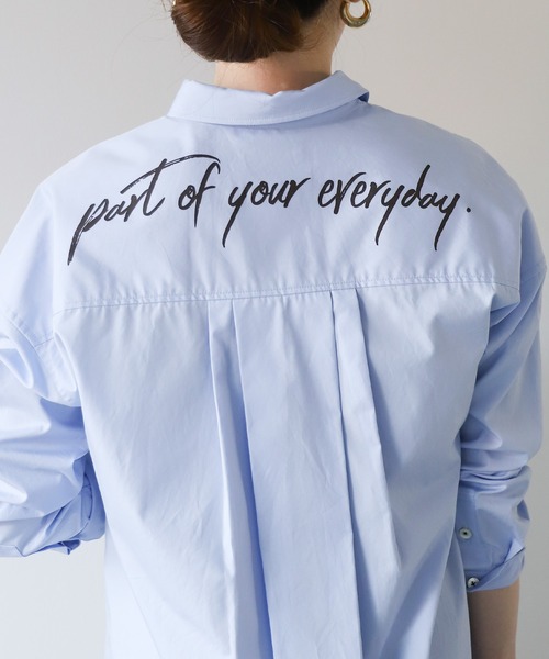 marmors（マルモア）の「【marmors】THOMAS MASON back print shirt（シャツ/ブラウス・レディース・ホワイト/ブルー・36）」の15枚目の写真