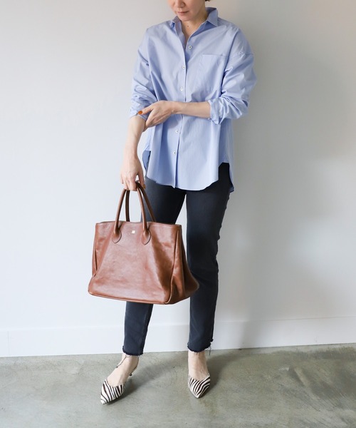 marmors（マルモア）の「【marmors】THOMAS MASON back print shirt（シャツ/ブラウス・レディース・ホワイト/ブルー・36）」の14枚目の写真