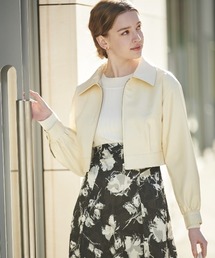 AND COUTURE（アンドクチュール）の「フェイクレザージップブルゾン（ブルゾン）」