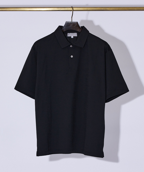 ABAHOUSE GRAY（アバハウスグレイ）の「エアファンクション ポロシャツ（ポロシャツ・メンズ・ホワイト/ブルー/チャコールグレー/グレイッシュベージュ/ブラック・46/48/50）」の2枚目の写真