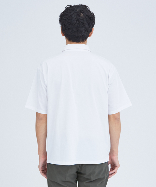 ABAHOUSE GRAY（アバハウスグレイ）の「エアファンクション ポロシャツ（ポロシャツ・メンズ・ホワイト/ブルー/チャコールグレー/グレイッシュベージュ/ブラック・46/48/50）」の18枚目の写真