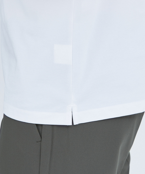 ABAHOUSE GRAY（アバハウスグレイ）の「エアファンクション ポロシャツ（ポロシャツ・メンズ・ホワイト/ブルー/チャコールグレー/グレイッシュベージュ/ブラック・46/48/50）」の7枚目の写真