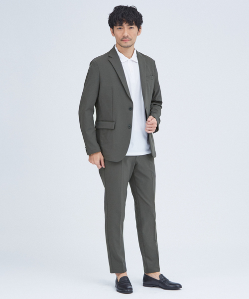 ABAHOUSE GRAY（アバハウスグレイ）の「エアファンクション ポロシャツ（ポロシャツ・メンズ・ホワイト/ブルー/チャコールグレー/グレイッシュベージュ/ブラック・46/48/50）」の9枚目の写真