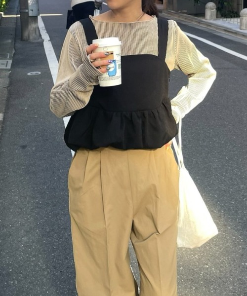 バルーントップスビスチェ/セットアップ対応