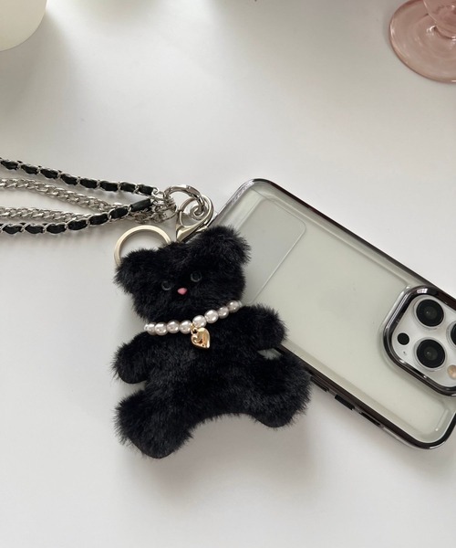 Me%(ミィパーセント)の「ヌイグルミチャーム 106342(その他雑貨・レディース・オフホワイト/ブラック・FREE)」の8枚目の写真