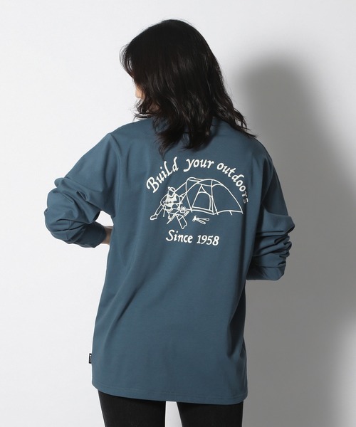 Snow Peak(スノーピーク)の「Snow Peak Camping Club Long Sleeve T-Shirt(Tシャツ/カットソー・メンズ・ホワイト/グレー/ブルー・1/S/M/L/XL/XXL)」の3枚目の写真