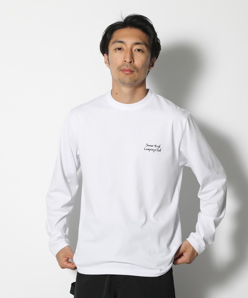 Snow Peak(スノーピーク)の「Snow Peak Camping Club Long Sleeve T-Shirt(Tシャツ/カットソー・メンズ・ホワイト/グレー/ブルー・1/S/M/L/XL/XXL)」の6枚目の写真