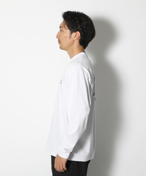 Snow Peak(スノーピーク)の「Snow Peak Camping Club Long Sleeve T-Shirt(Tシャツ/カットソー・メンズ・ホワイト/グレー/ブルー・1/S/M/L/XL/XXL)」の7枚目の写真