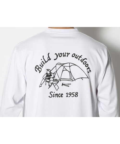 Snow Peak(スノーピーク)の「Snow Peak Camping Club Long Sleeve T-Shirt(Tシャツ/カットソー・メンズ・ホワイト/グレー/ブルー・1/S/M/L/XL/XXL)」の17枚目の写真