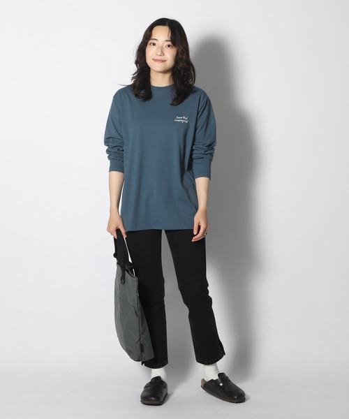 Snow Peak(スノーピーク)の「Snow Peak Camping Club Long Sleeve T-Shirt(Tシャツ/カットソー・メンズ・ホワイト/グレー/ブルー・1/S/M/L/XL/XXL)」の11枚目の写真