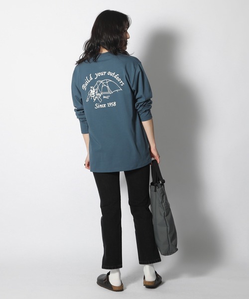 Snow Peak(スノーピーク)の「Snow Peak Camping Club Long Sleeve T-Shirt(Tシャツ/カットソー・メンズ・ホワイト/グレー/ブルー・1/S/M/L/XL/XXL)」の12枚目の写真